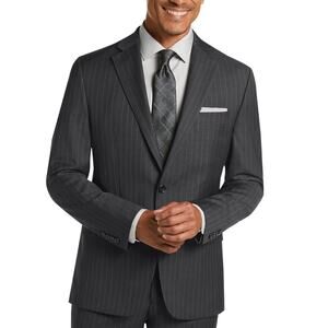 Ralph Lauren Charcoal Pinstripe Blazer Men’s 40R NWT Tailored Jacket